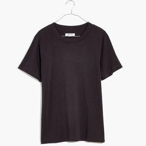 Madewell Supima® Cotton Essential Tee in Coal size M